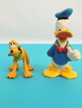 2 Figurines Disney - Donald et Pluto