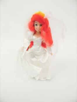 Figurine Disney - Porcelaine - Ariel en robe de mariée