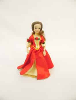 Figurine Disney - Porcelaine - Belle en robe de Noël